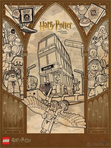 Lego Harry Potter postery / plagaty 4ks - 4