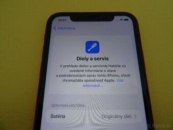 iPhone 11 64GB RED - ZÁRUKA 1 ROK - 100% BATERIA - 4