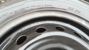 sada diskov KFZ 5x114,3 s pneu semperit 195/65 R15 91T zimné - 4