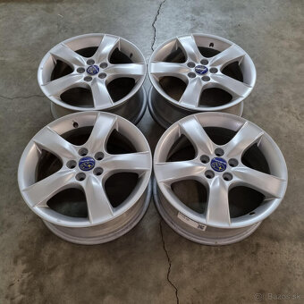 Hliníkové SUBARU disky 5x100 R16 6,5J ET55 - 4