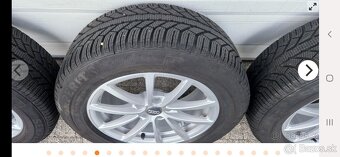 Zimné Semperit 225/60 R17, Audi A6 5x112, 7,5J, ET 36 - 4