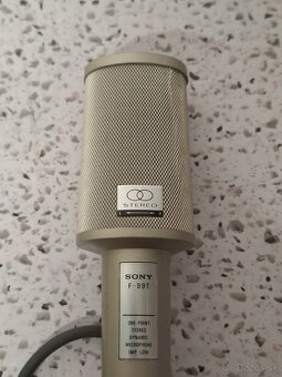 SONY F-99T / ONE POINT STEREO DYNAMIC MICROPHONE - 4