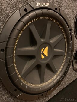 Subwoofer do autá KICKER + zosilovac Autotek - 4