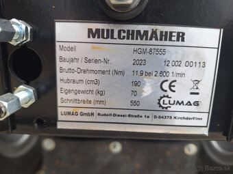 Mulcovacia kosacka Lumag HGM-87555 - 4