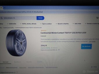 235/50 R 19 zimné CONTINENTAL + alu R 19 ŠKODA. - 4