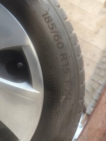 Zimné kompletné kolesá 185/60 R15 - 4