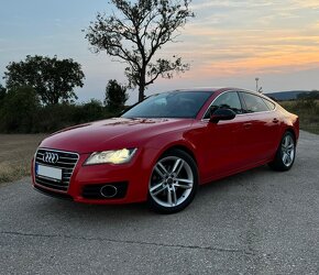 Audi A7 3.0 TDI červené fólie - 4