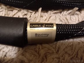 High-end reproduktorový kábel Cable 4you Squirmy 2x2m - 4