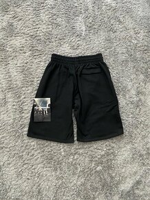 Corteiz Alcatraz Sweat Shorts - Black/White - 4