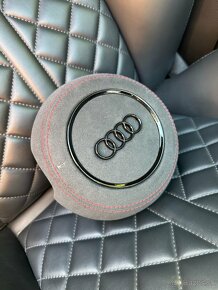 AUDI kryt airbagu - alcantara - 4