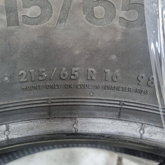 Letné pneumatiky 215/65 R16 CONTINENTAL DOT5120 - 4