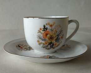 Vintage sada čínskych porcelánových hrnčekov.(6ks) - 4