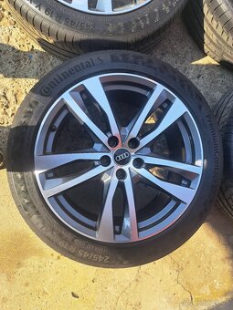 Hlinikove disky 5x112 R19 Letne pneu continental 245/45 R19 - 4