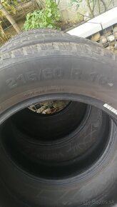 Pneu Vredestein Wintrac zimné 215/60 R16, málo jazdené - 4