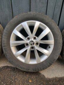 5x112r16 Elektróny Škoda Octavia R16 + letné pneu 205/55 R16 - 4