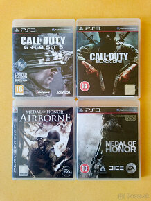 PS3 Hry - CALL OF DUTY, MEDAL OF HONOR - 4
