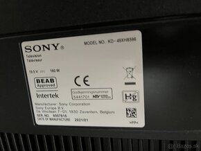 Predám televízor SONY KD 49XH8596 na náhradné diely - 4