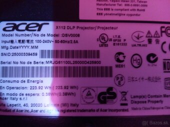 HD Projektor ACER DSV 0008 - 4