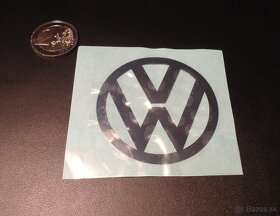 VW LOGO SADA nalepiek Metal Edition chrom - 4