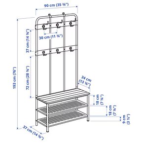 Stojan na kabáty/topánky - 4