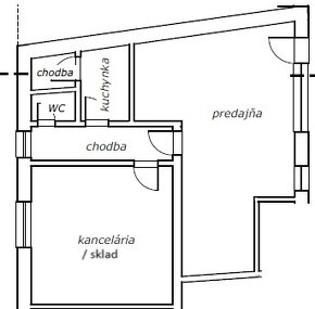 PRENÁJOM - Obchodný priestor-73,2 m2 v centre MA, Radlinskéh - 4