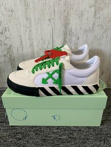 Off-White Vulcanized Sneaker White Lime Green (42) - 4