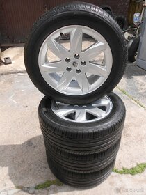 17"-LETNA SADA KOLIES NA PREDAJ 225/55R17 5x108 ORIG.RENAULT - 4