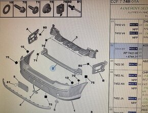 Výztuha nárazníka Peugeot - 4
