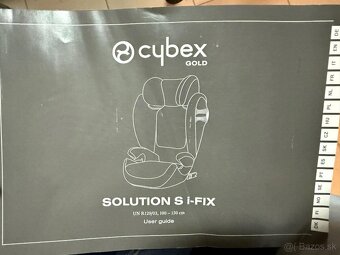 Cybex Solution S i-Fix / Navy Blue / Gold - 4