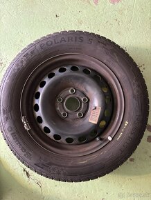 Zimné pneu na diskoch puklice VW, 195/65 R15 - 4