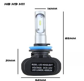 LED hmlové žiarovky Passat B8 - 4