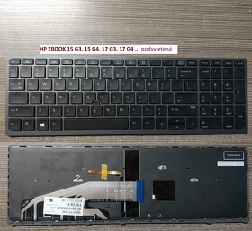 Klavesnice HP 4530S, 4535S, 4730 SK // HP Zbook 15 17 G3 G4 - 4