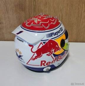 Max Verstappen - 2024 sezonna mini helma + podpis karta - 4