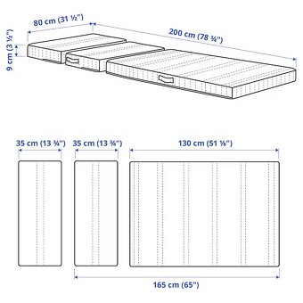 Predám Ikea detskú rastúcu posteľ s matracom - 4