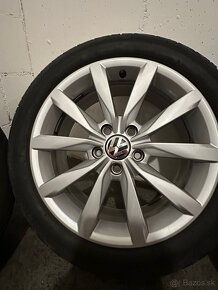 VW golf elektróny  R17 5x112 originál+pneu VW/Škoda/Seat - 4