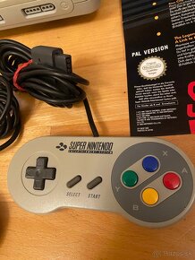 Nintendo SNES zbierka + 16hier + príslušenstvo - 4