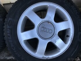 5x100 r15 zimné original Audi ronal - 4