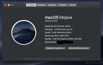 Predám Macbook Air 13.3", 8GB, 256GB SSD - 4