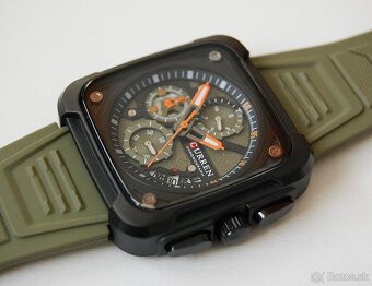 CURREN 8461 Army Chronograph - pánske military hodinky - 4