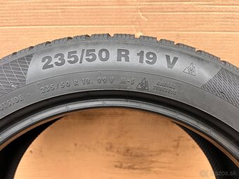 Zimné pneumatiky 235/50 R19 Continental dva kusy - 4