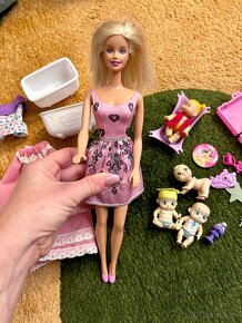 Barbie opatrovateľka deti Mattel plus deti - 4