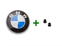 BMW ZNAK / EMBLEM + GUMOVE STUPLE / ROZMER 82/78/74 MM - 4