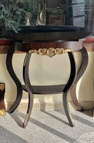 konzolový stolík, zrkadlo a vešiak - 4