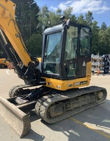 Minibagr JCB 85Z-1, rok výroby 2019, 3796 mth, nové pásy - 4