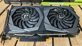 Predám grafiku MSI GeForce GTX 1660 SUPER GAMING X - 4