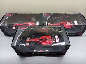 3x F1 FERRARI F2000 2001 a 2003GA SCHUMACHER HW ELITE 1:18 - 4