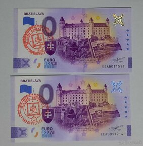 0€ / 0 euro suvenírová bankovka SK - 4