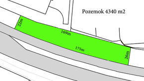 PODNIKATEĽSKÝ ZÁMER / POZEMOK / ZVOLENSKÁ CESTA BB / 4340 m2 - 4