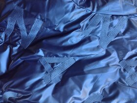Metalická modrá bunda, veľkosť L - 4