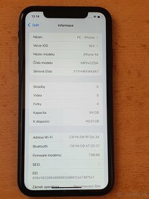 Apple iphone Xr 64GB perfektní stav, baterie 94% iOS 18 - 4